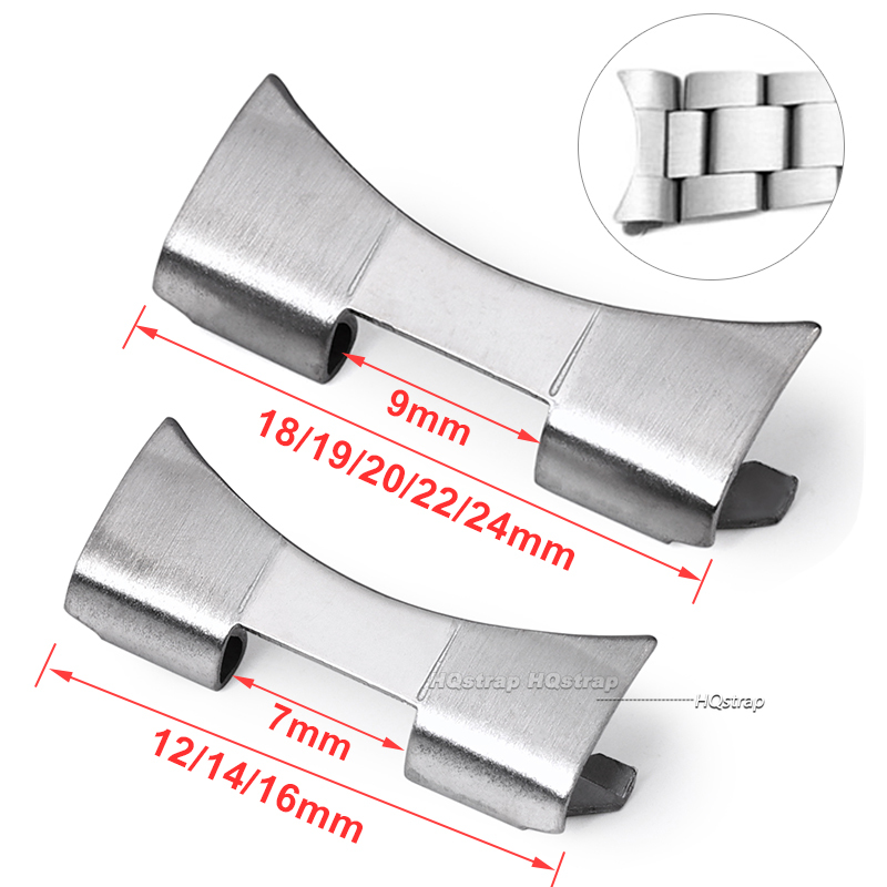 Curved Spring Bar - Hollow Curved End Link 20mm 22mm