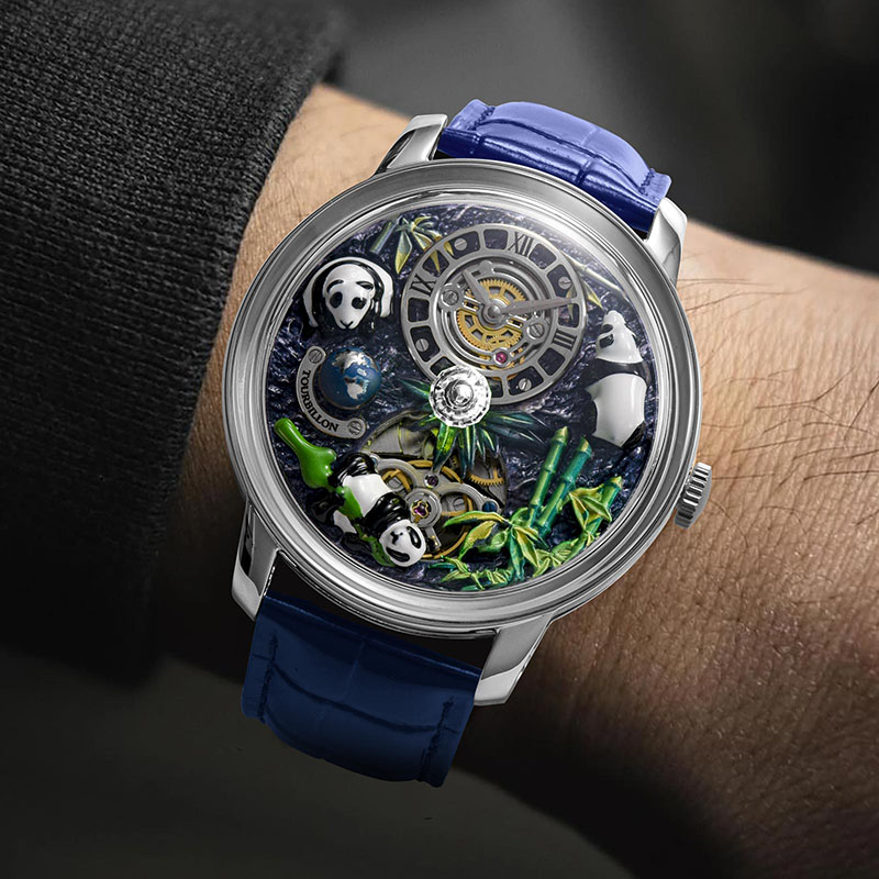 PINDU Brand Design Panda Natio - Omega Watch Constellation ulasan dan harga