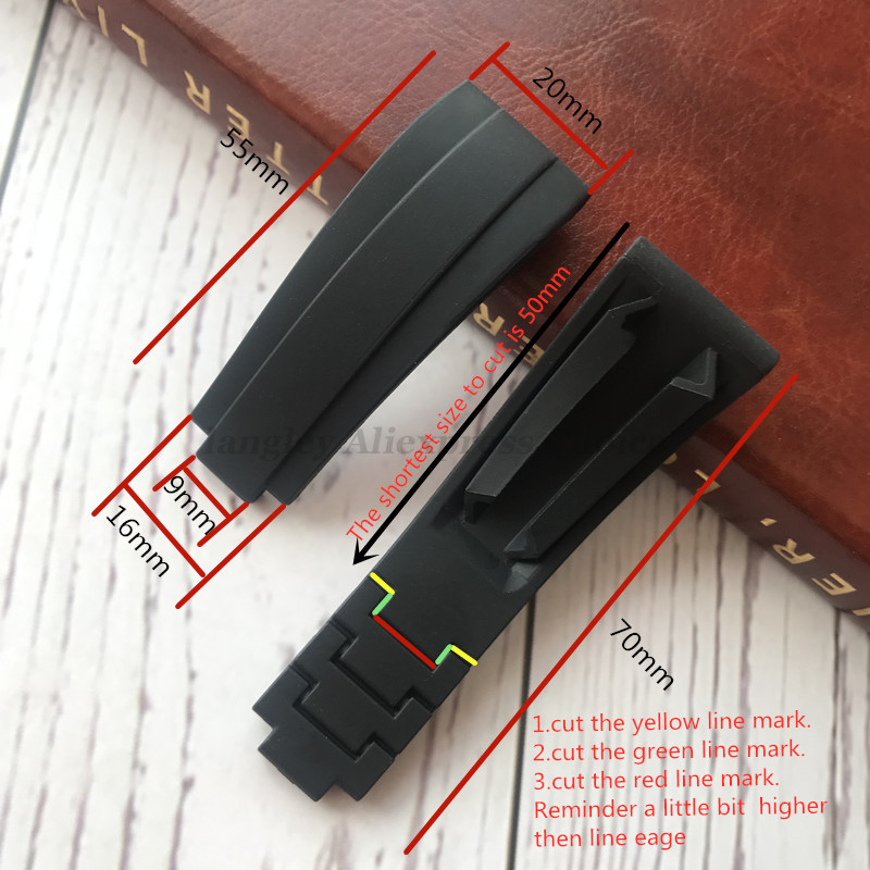 For Rolex Rubber Wrist Yacht D - Curved Spring Bar ulasan dan harga