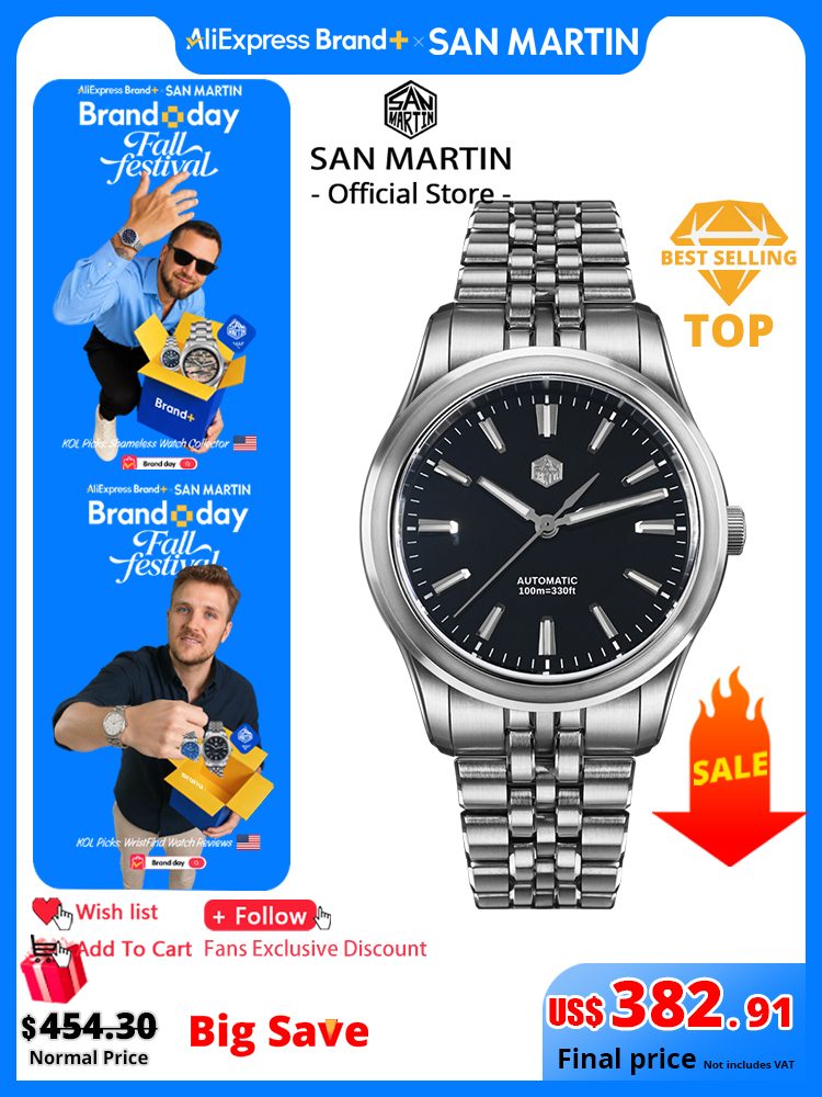 San Martin 36mm 39mm Gada Clas - Omega Watch Constellation ulasan dan harga